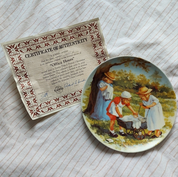 "Office Hours" Knowles Plate - Picture 1 of 4